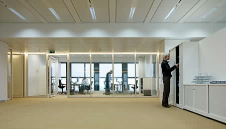 use LED house the LED house the light bulbs to change the office environment now 2