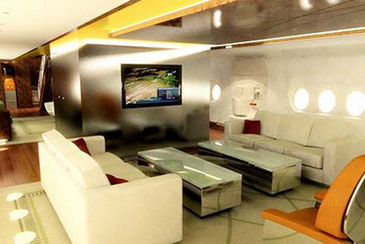 Airbus A380 use led lights high power 02