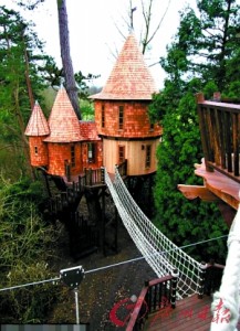 Luxury tree house used ip65 led downlight
