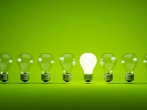 Using high output white led to improve bulb efficiency