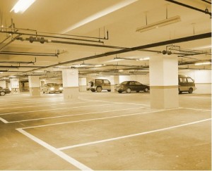 Intelligent LED lighting systems in the underground parking lot