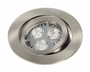 KIT LED PRO R 1X4.5 W Brushed Nickel - Ceiling luminaires - Indoor LED luminaires