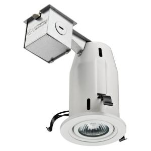3 in. Recessed Matte White Gimbal LED Lighting Kit