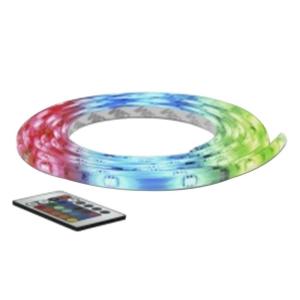 BAZZ 10 ft. Multi-Color Self-Adhesive Cuttable Rope Lighting with Remote Control