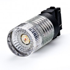 3157 LED Bulb - Dual Intensity 1 x 3 Watt High Power LED w/ Brake Flasher Part Number: 3157-R3W-FL