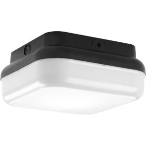 Progress Lighting 1-Light Black LED Flushmount