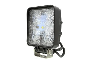 4" Square 15W Heavy Duty High Powered LED Work Light Part Number: WL-15W-Sx