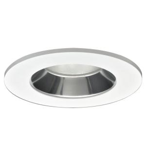 Halo 4 in. Recessed White LED Specular Clear Reflector Trim