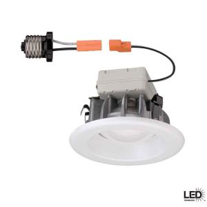 Commercial Electric 6 in. Recessed White Gimbal LED Trim
