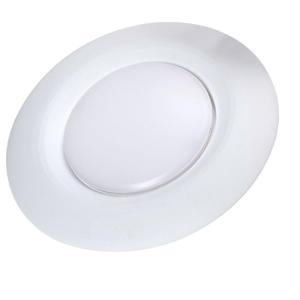  6 in. Soft White LED Disk Light For Recessed Can Lighting