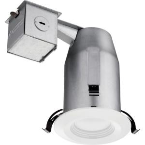 3 in. Recessed Matte White LED Baffle Kit