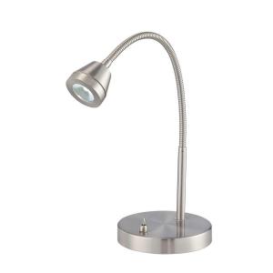 Illumine 1-Light LED Table Lamp Polished Steel Finish