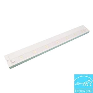 Juno 24 in. White LED Dimmable, Linkable Under Cabinet Light