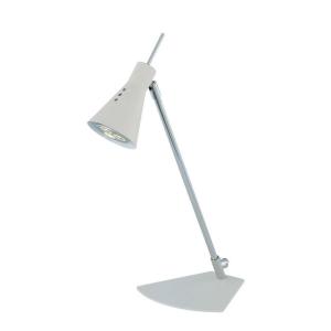 Illumine 1-Light LED Desk Lamp White And Chrome Finish