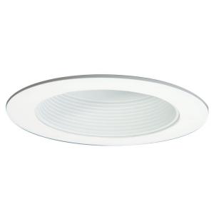 Halo 6 in. White Baffle Trim with Solite Regressed Lens for LED Recessed Lighting