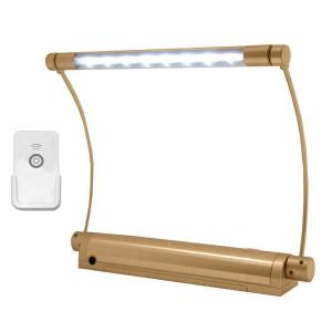 Rite Lite Wireless Gold 8 LED Picture Light with Remote Control