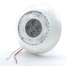 Round Dome Light Fixture with Switch for Night Light Mode Part Number: DLWS-BWW10