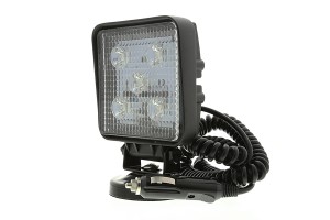 Square 15W Heavy Duty High Powered LED Flood Light with Magnetic Base Part Number: WLCP-CWHP15-S60-DI