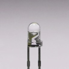 White 3mm LED Part Number: RL3-W6045