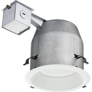 5 in. Recessed Matte White LED Baffle Kit