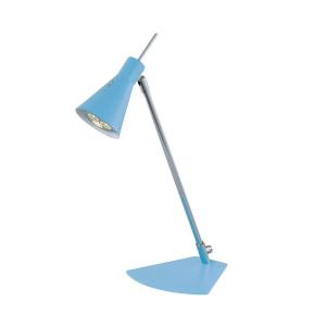 Illumine 1-Light LED Desk Lamp Blue And Chrome Finish