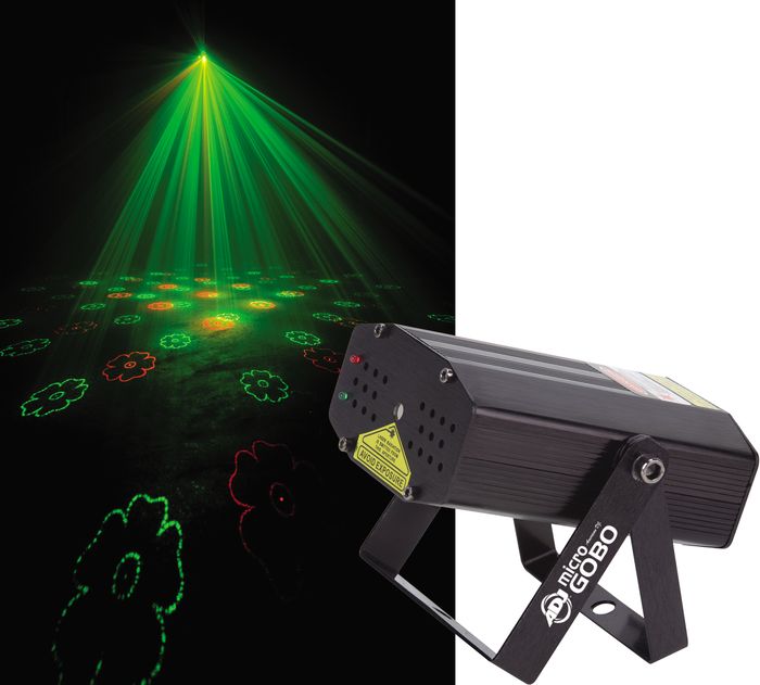 American DJ MICRO GOBO Laser with Red & Green Gobo