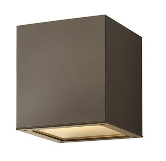 Hinkley Lighting 1763-LED Contemporary / Modern Two Light Flush Mount LED Outdoor Ceiling Fixture from the Kube Collection