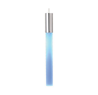 LBL Lighting Neutron Blue Clear Monorail 1 Light Track Pendant