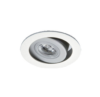 Eurofase Lighting 19237 Contemporary / Modern Single Light LED Directional Recessed Light from the Fundamentals Collection