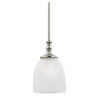 Sea Gull Lighting 60275S Traditional / Classic Single Light LED Mini Pendant from the Colonnade Collection