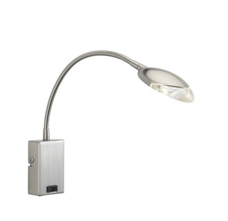 Adesso 3177-22 Omega 1 Light Gooseneck LED Wall Light with On / Off Toggle Switch