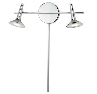 Adesso 5126-22 Radar 2 Light LED Wall Sconce with On / Off Push Button