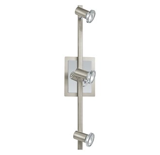 Eglo 20939A Rottelo 3x50W Track Light in Matte Nickel and Chrome Finish