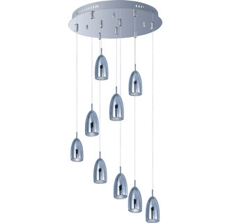ET2 E22248 Bullet 9 Light LED Foyer Pendant