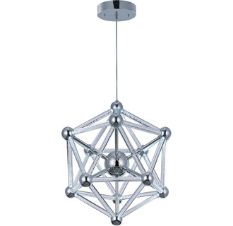 ET2 E22612 Polygon 60 Light 19 Inch Tall LED Foyer Pendant
