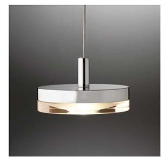 Holtkotter C8110 R9731 Single Light LED Down Lighting Pendant with Round Disk Shade and 1