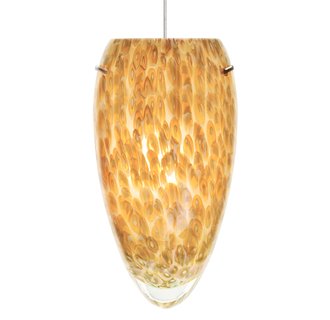 LBL Lighting Sam Caramel LED 2-Circuit Rail 1 Light Track Pendant