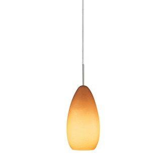 LBL Lighting Tear-SII Coax LED Amber 2-Circuit Rail 1 Light Track Pendant