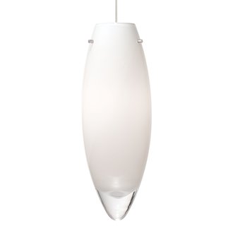 LBL Lighting Icicle Opal LED Monopoint 1 Light Track Pendant