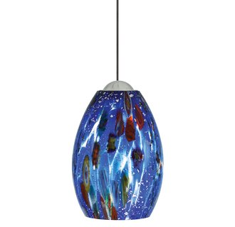 LBL Lighting Mini-Monty Blue 50W Monopoint 1 Light Track Pendant