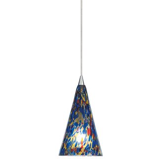 LBL Lighting Cone II Multicolor Monopoint 1 Light Track Pendant
