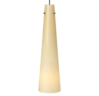 LBL Lighting Mini-Pavia Latte LED Monopoint 1 Light Track Pendant