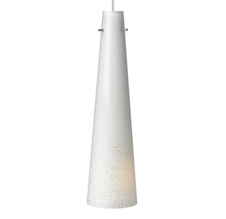 LBL Lighting Mini-Pavia Opal LED 2-Circuit Rail 1 Light Track Pendant