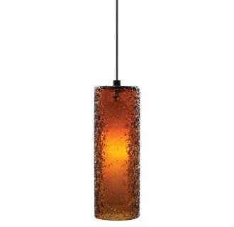 LBL Lighting Mini Rock Candy C LED Dark Amber 6W Monopoint 1 Light Mini Pendant