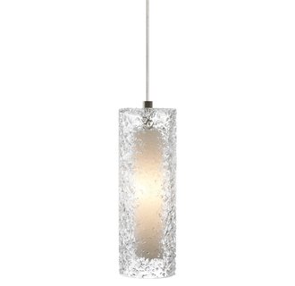 LBL Lighting Mini Rock Candy C LED Clear 6W Monopoint 1 Light Mini Pendant