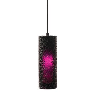 LBL Lighting Mini Rock Candy C LED Amethyst 6W Monopoint 1 Light Mini Pendant