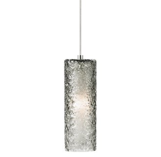 LBL Lighting Mini Rock Candy C LED Smoke 6W Monopoint 1 Light Mini Pendant