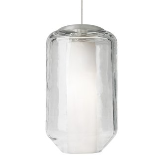 LBL Lighting Mini Mason LED Clear 6W Monopoint 1 Light Pendant