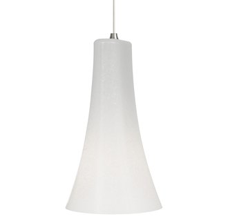 LBL Lighting Mini-Indulgent Opal LED Monopoint 1 Light Track Pendant