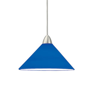 WAC Lighting MP-LED512-BL LED Jill Monopoint Pendant with Blue Glass - Canopy Included